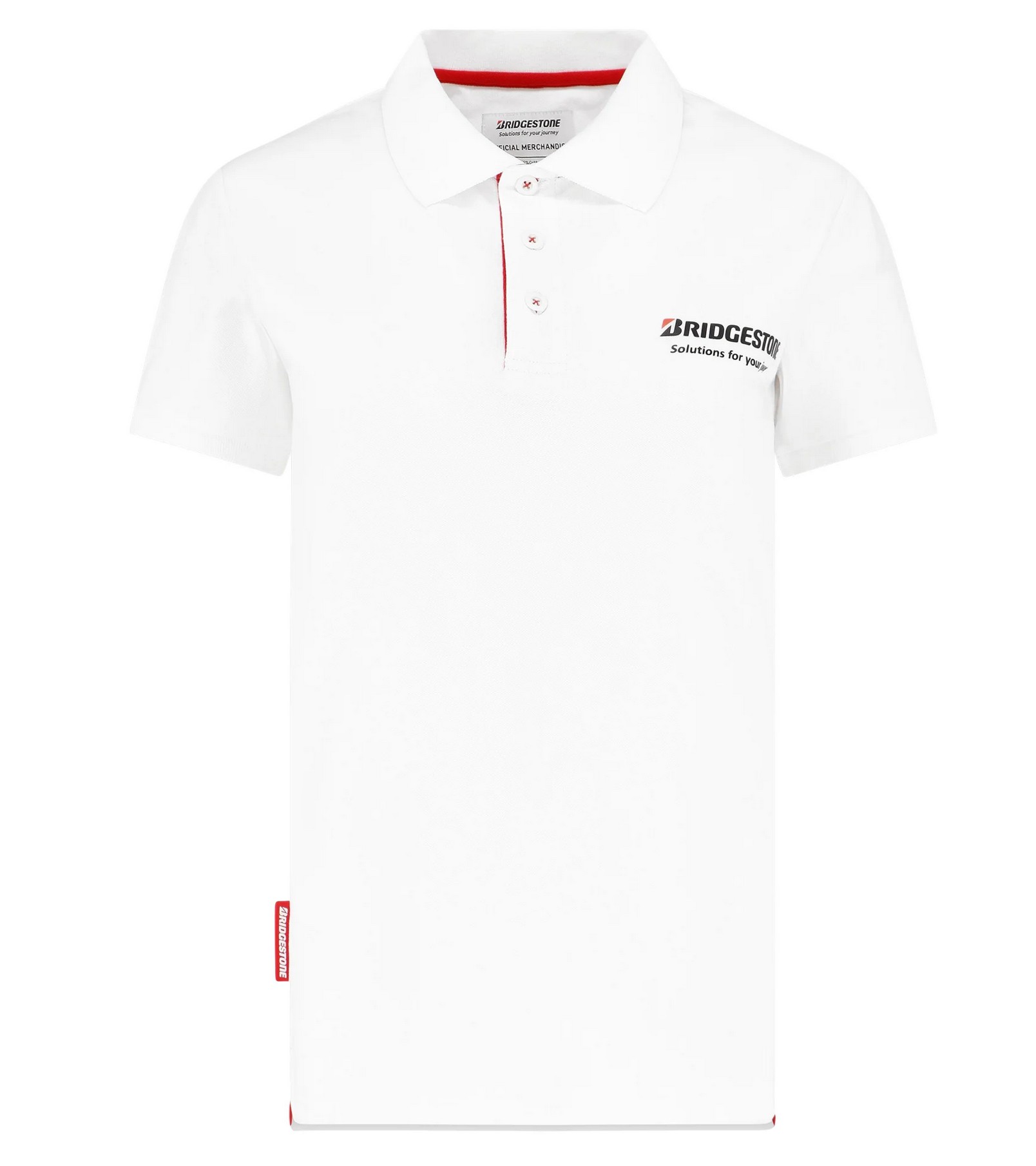 Core polo white women